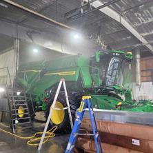 wash your large farm equipment