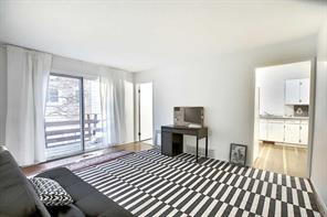 Unit #1 - living. Comes fully furnished.