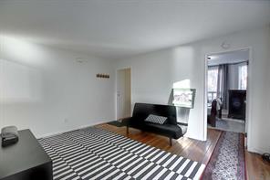 Unit #1 - living. Comes fully furnished.
