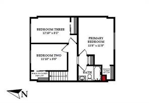 Upper Unit B Floor Plan