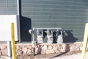 Separate gas meters