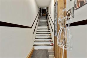 Staircase to leasehold entrance