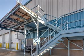 Access to upper offices and lunchroom