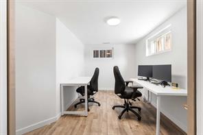 Great basement space for additional desk space, client meeting room or therapy room