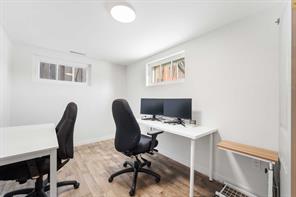 Great basement space for additional desk space, client meeting room or therapy room