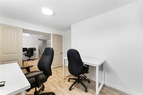 Great basement space for additional desk space, client meeting room or therapy room