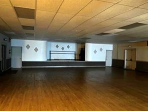 Interior main floor stage