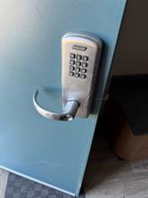 keypad entry on main floor units