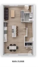 East End Townhome Unit floorplan