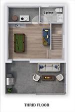 East End Townhome Unit floorplan