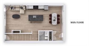 North End Duplex floorplan