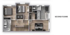 North End Duplex floorplan