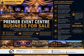 An exceptional opportunity to acquire one of Calgary’s premier event and hospitality businesses. T...