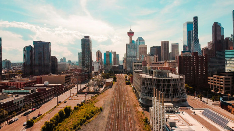 Calgary Commercial and Industrial Real Estate - view of downtown Calgary